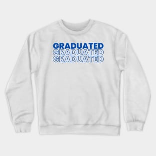 GRADUATED GRADUATED GRADUATED in navy Crewneck Sweatshirt